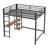 Finlaw Full Iron Loft Bed with Built-in-Desk by Mason & Marbles