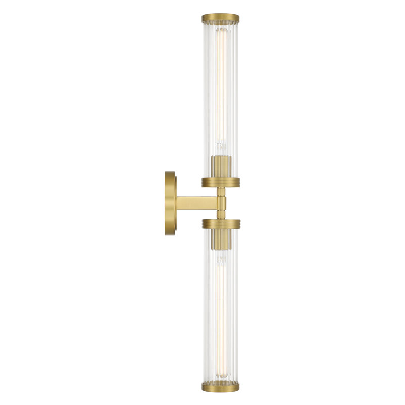 Touete 29'' LED Aged Brass Sconce, Gold