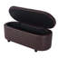 Banc de rangement en similicuir Teit-1572333193