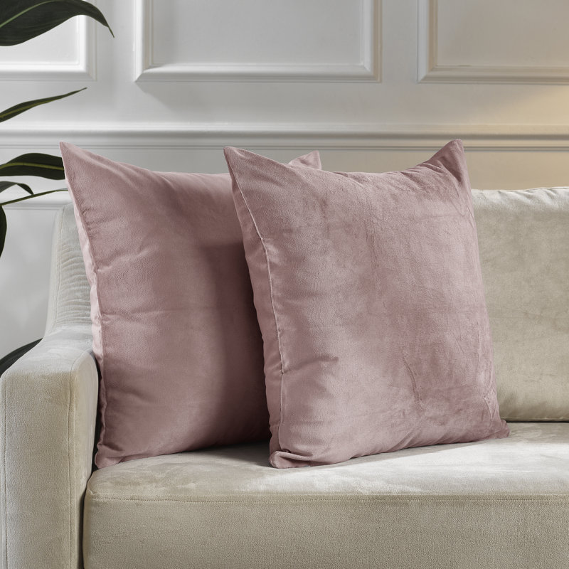 Housses de coussin rectangulaires en velours mat, 76 Flamant rose