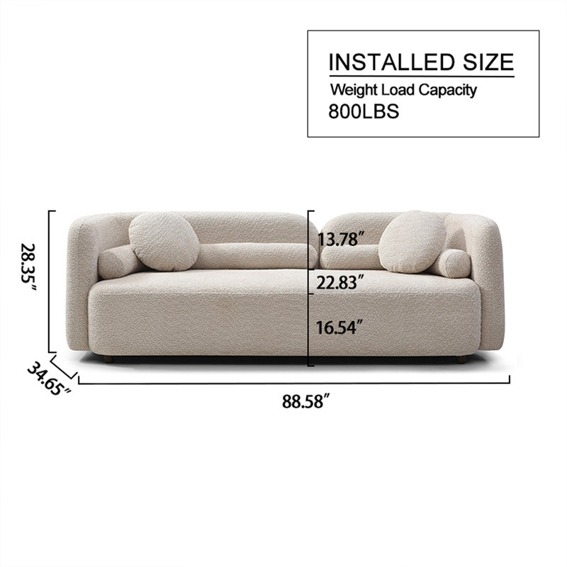 Sofas, Beige Chenille