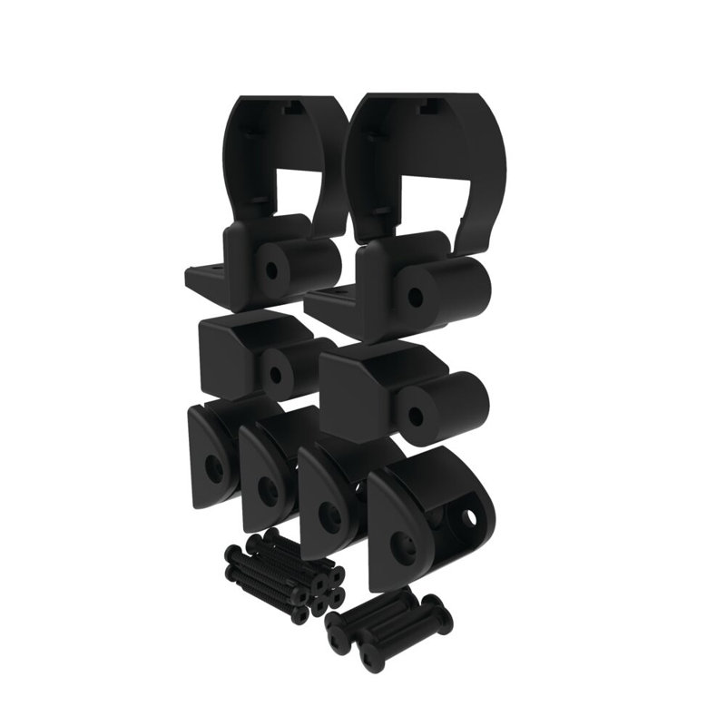 Supports d'escalier en aluminium VersaRail Winchester, Noir mat