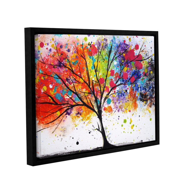 Latitude Run® Rainbow Acrylic Mirror Wall Art Decor