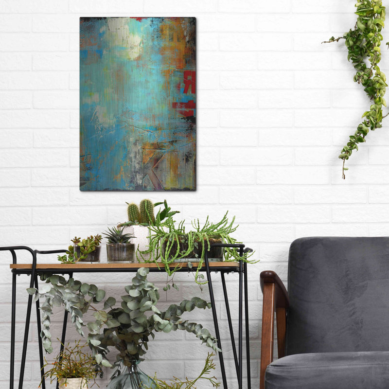 Art mural en métal Brayden Studio «Detour 84 II» par Erin Ashley, H 16 po x l 12 po