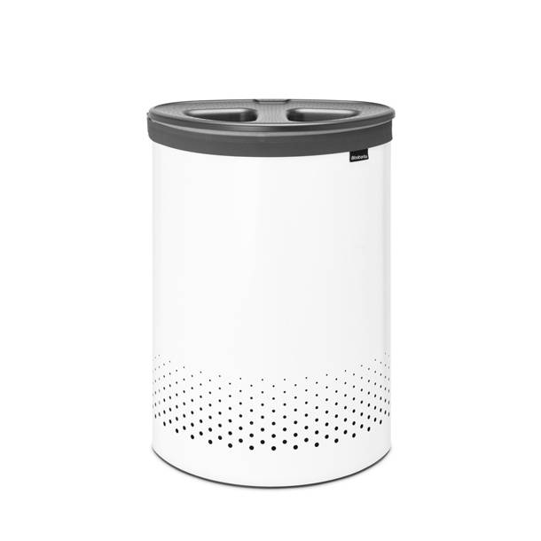 Brabantia Bo Dual Compartment Laundry Hamper 2 x 11.9 Gallon (23.8 ...