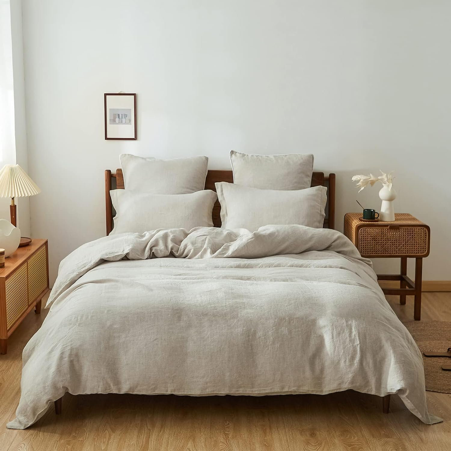 Simple&opulence 100% Linen Duvet Cove...