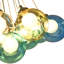 Cristelle 12-Light Bubble Globe Glass Chandelier Cluster Pendant