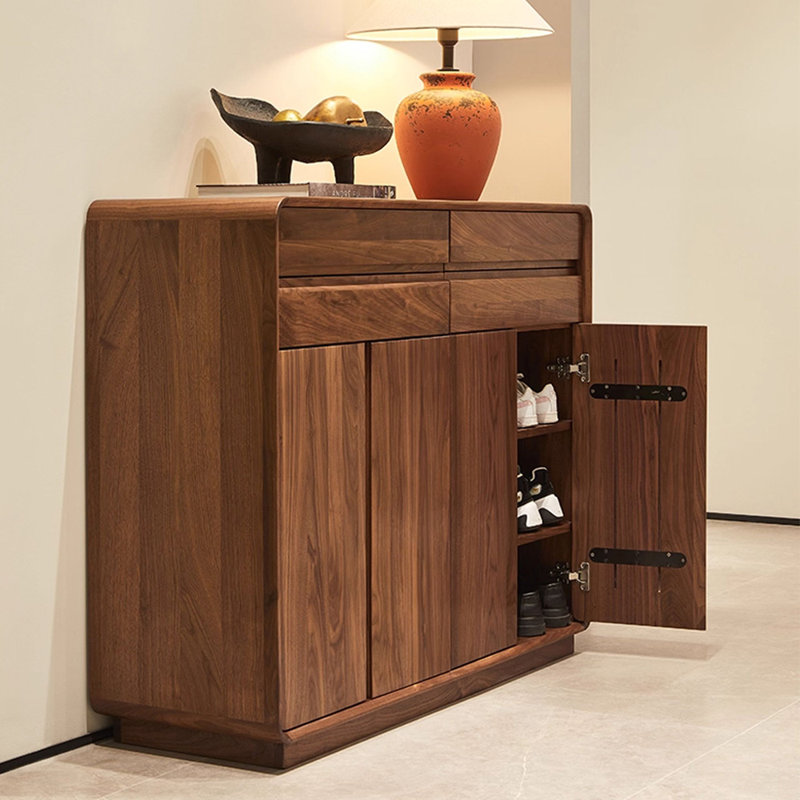Armoire à chaussures en bois massif