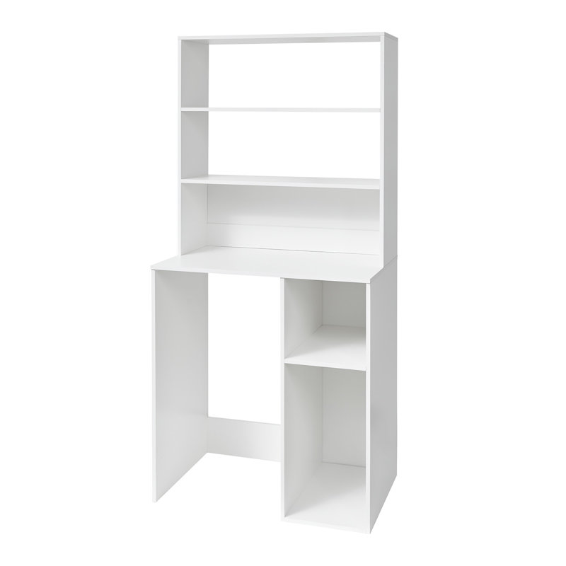 Burdue 33.75'' W Metal Shelving Unit, White
