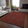 Premium Machine Washable Cerrito AMF514 Burgundy Rug