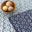 Denim Rag Diamond Ivory Handwoven Cotton Rug-41080384