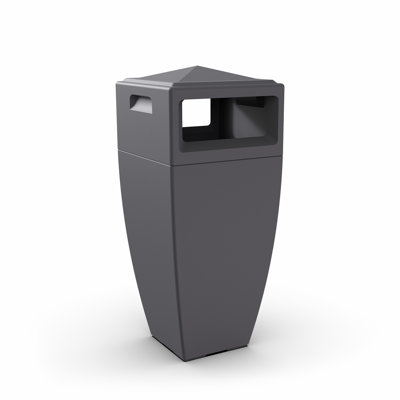Kobi Resin Manual Lift Kitchen Trash Can - 24 Gallons