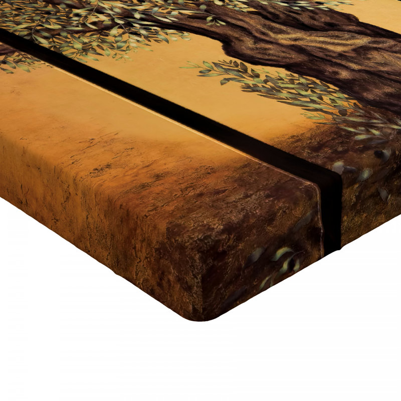 Tree Of Life Microfiber Fitted Sheet, Queen Fitted Sheet