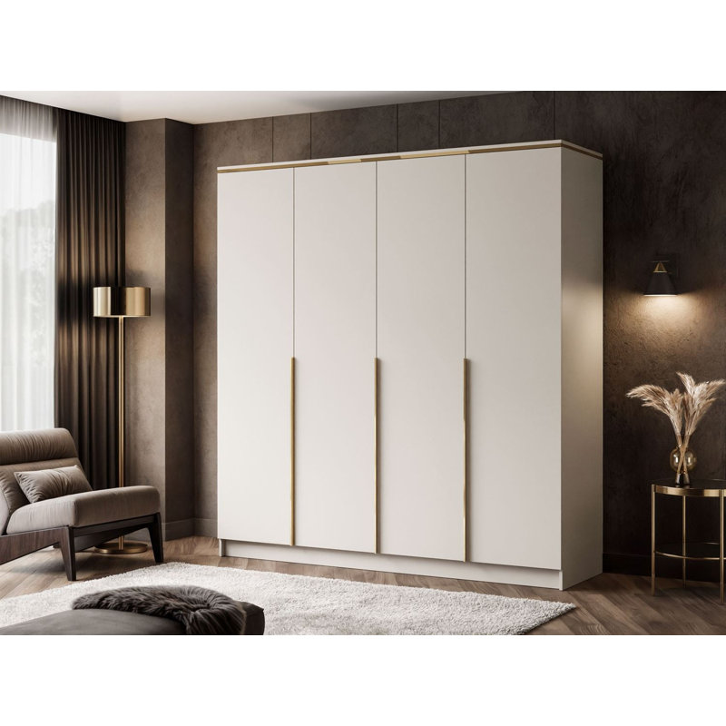 4 Door Manufactured Wood Wardrobe