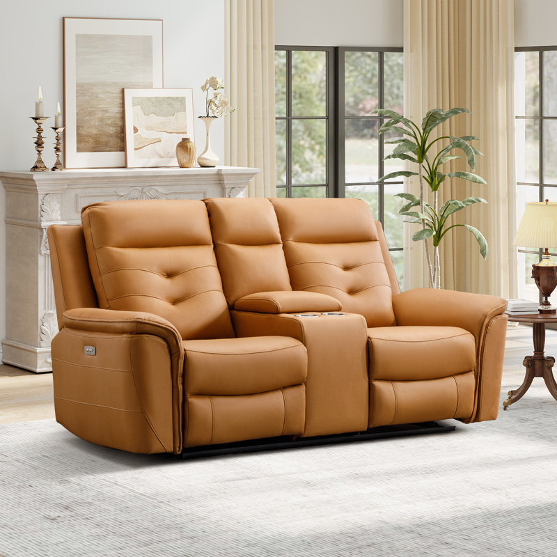 Alteo 3-Piece Power Reclining Living Room Set, Orange