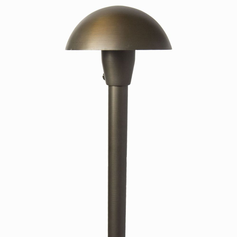 Lumière de cheminement câblée en laiton à basse tension avec ampoule à DEL G4 2700K