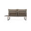  Canapé d'extérieur moderne avec table, coussins confortables, cadre élégant en acier inoxydable pour le patio et le jardin, table-3044756-3044755