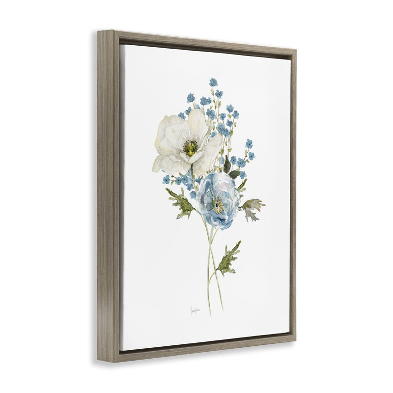 Ensemble de plantes délicates, H 21 po x l 17 po, Cadre flottant orme Montalcino