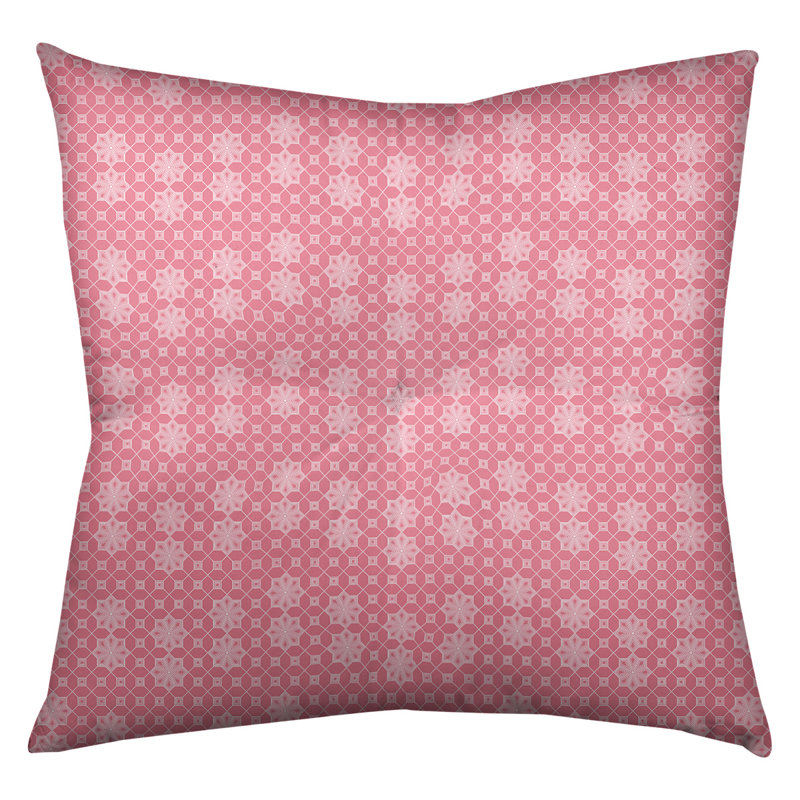 Coussin Katelyn Elizabeth, 30 po x 30 po, Rose