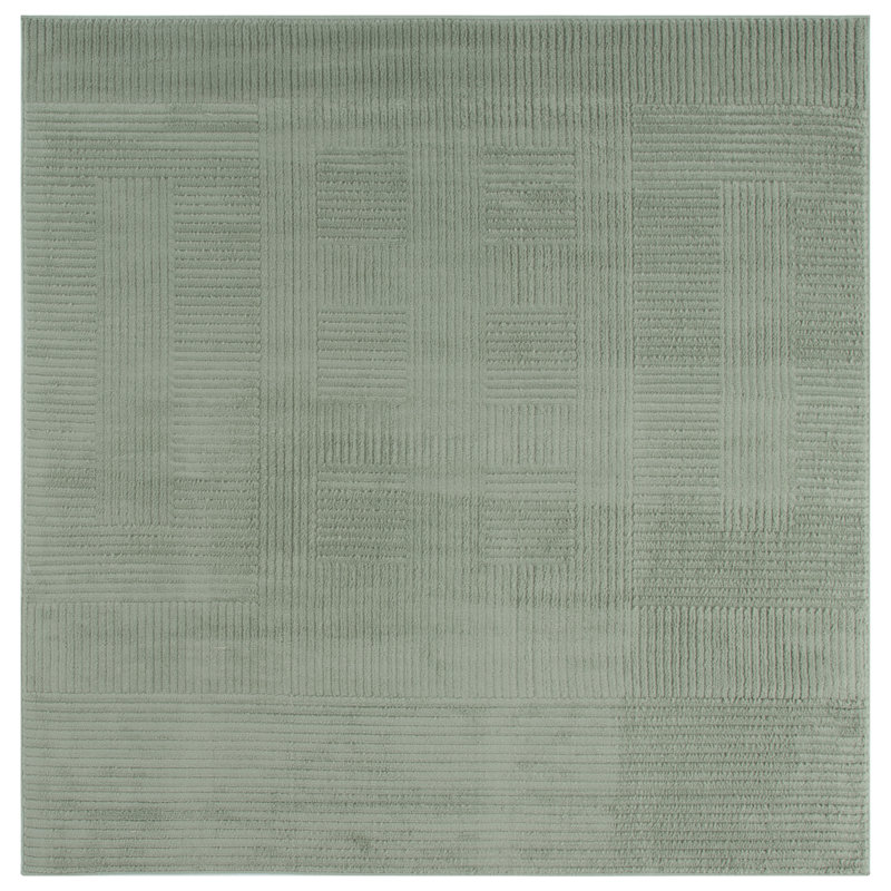 Tapis vert Selena 686, Carré 6 pi 7 po