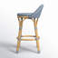 Tabouret de comptoir à dossier bas Ellie-1423097679