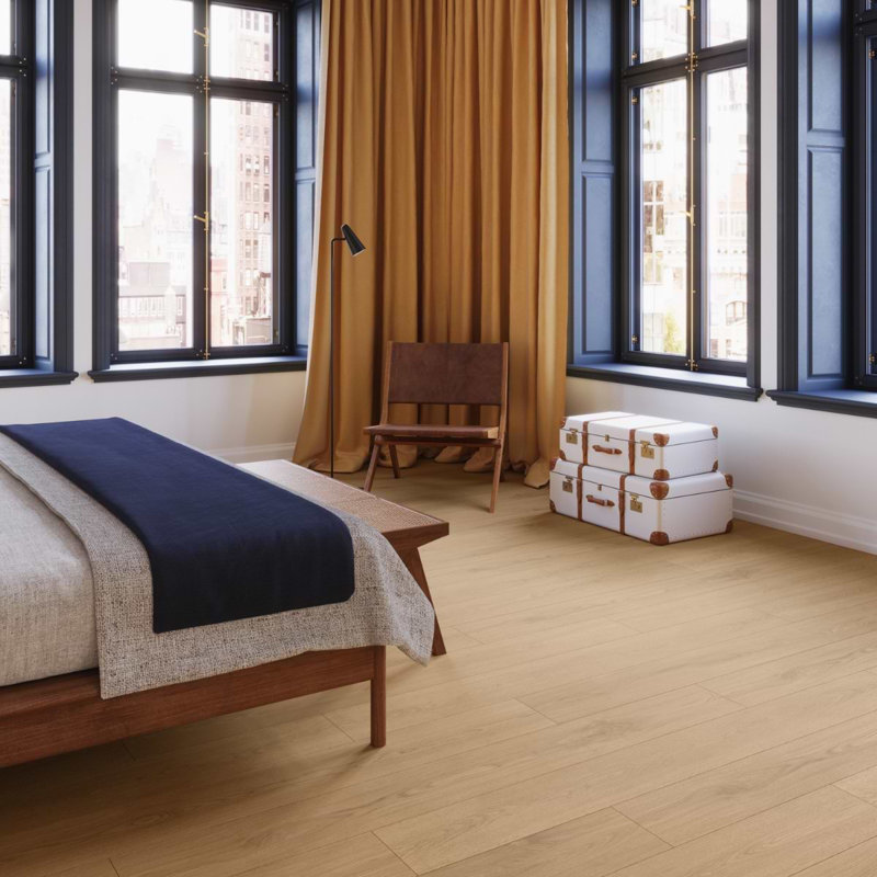 Oaktree Elegant 7x60 XL Wood Look Matte Porcelain Tile, Copper Brown