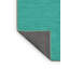 Tapis bleu / vert en laine / polyester rectangulaire tissé à la machine 5 pi x 8 pi Abdulshakur