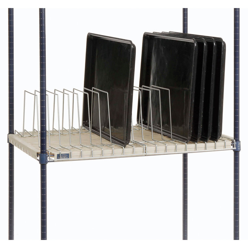 Nexel Dish, Glass & Flatware Rack, 8.5" H x 24" W x 16" D