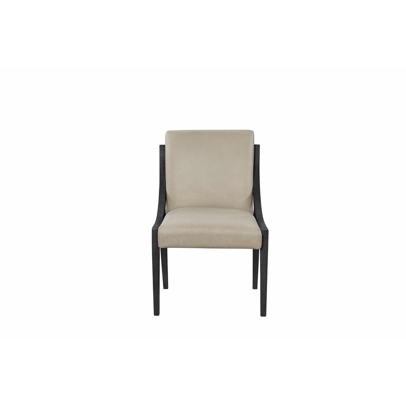 Fauteuil en cuir Sling - poivre