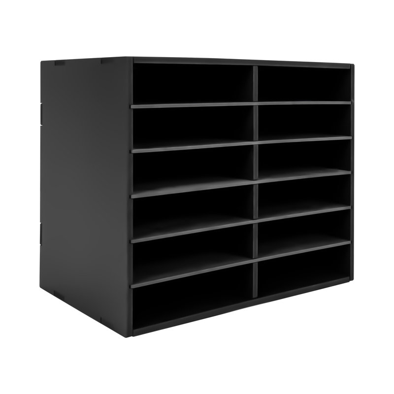Rangement de bureau Kinlea, Noir