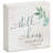 Enseigne en bois Be Still and Know
