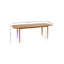 Coffelt Extendable Solid Wood Base Dining Table