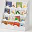 Étagère à livres festonnée à 4 niveaux pour enfants, étagère Montessori pour tout-petits, idéale pour la chambre d'enfant, la salle de jeux et la salle de classe.-94279716