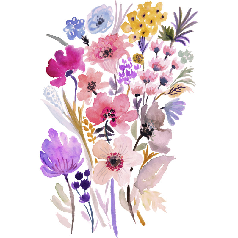 Flower Posy VI, H 12 po x l 8 po