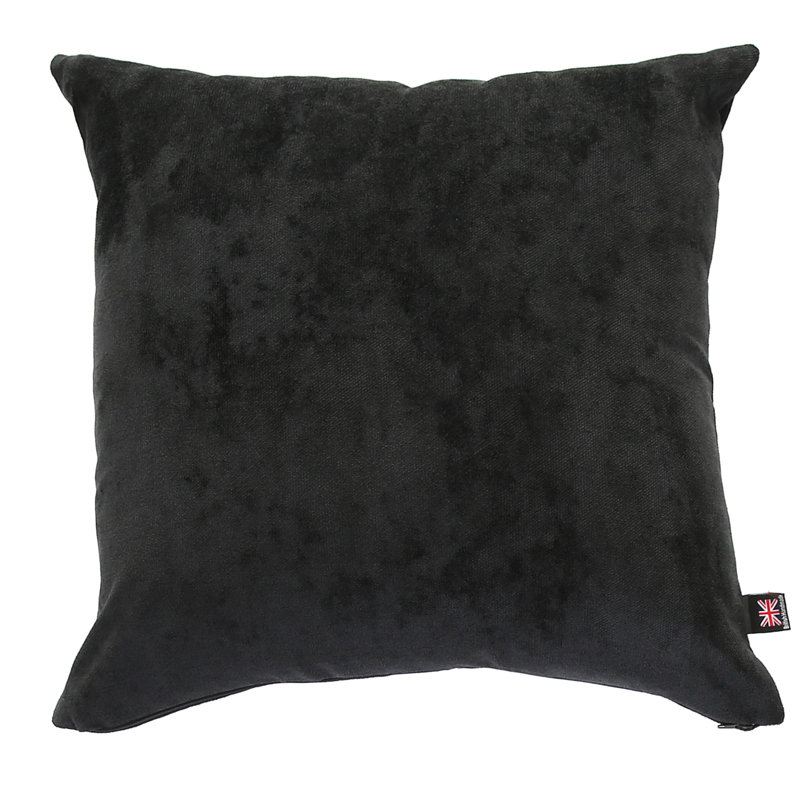 Minerville Square Cushion, Medium, Black