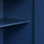Élégant buffet Ustyle avec porte à tourbillon, et attrayant pour le salon à trois portes, porte d'entrée incurvée, entrée, bureau - bleu marine-1636662870