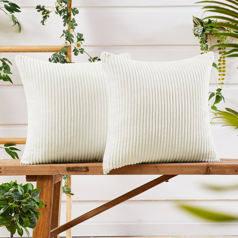 Avah Scatter Cushion Cover, Light Beige, 56cm H x 56cm W x 1cm D
