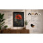 Red Poppy Botanical - Framed Print-444712498-444712496