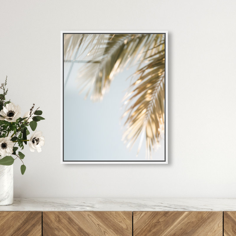 Golden Hour III High-Gloss Frameless Acrylic Glass Wall Art Floral & Botanical Print by Oliver Gal, Ready to Hang, 16 x 20