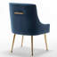 Chaise d'appoint en velours beige Baudel-1563904541