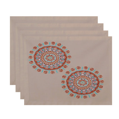Arti Polyester Geometric Rectangle Placemat