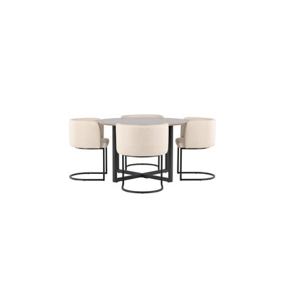 Nysean 4 - Person Dining Set