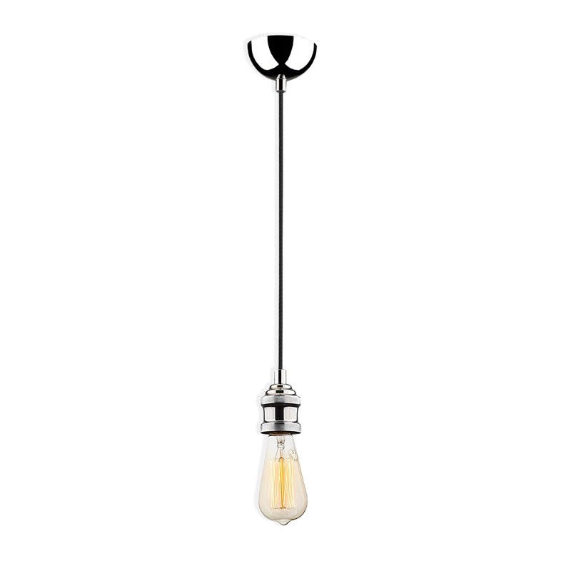 Luminaire suspendu à 1 lumière Sera, Chrome