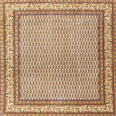 Tapis beige/brun