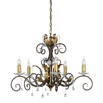 Barcroft 5 - Light Candle Style Chandelier