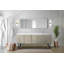 Ensemble de meuble-lavabo double L 80 po x P 20 po Lancy-113282005