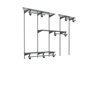 ShelfTrack 60" W - 96" W Closet System Starter Kit