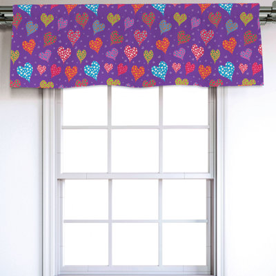 Sateen Ruffled Window Valance