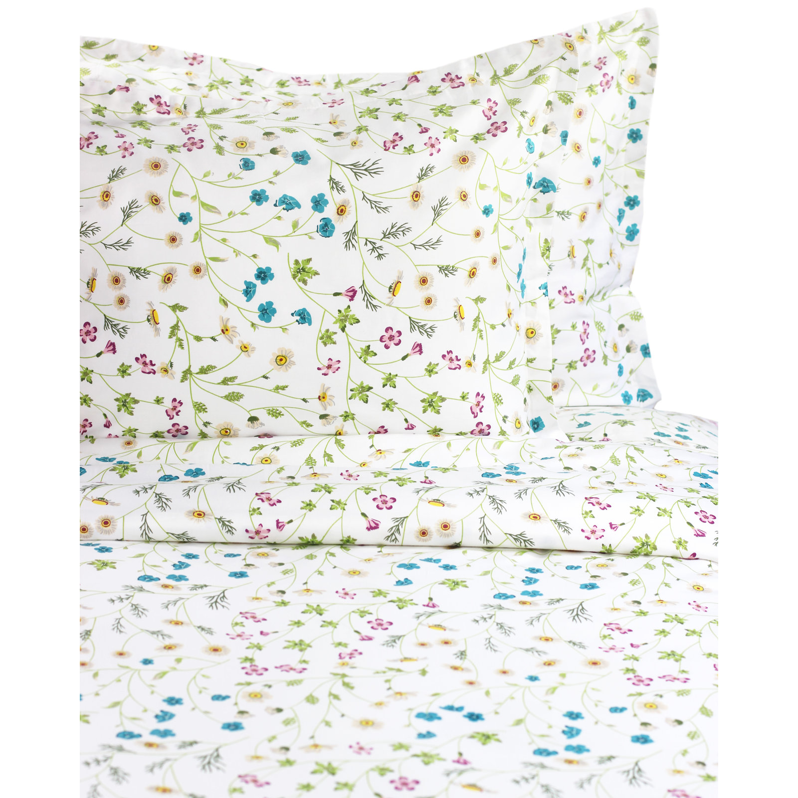 Cotton Duvet Cover Set, Twin Duvet Cover + 1 Standard Sham