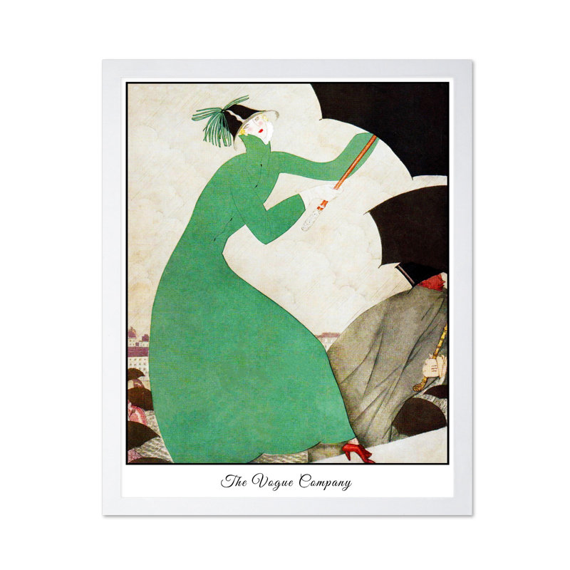 Early Paris Openings, Poster, White Framed, 11"H x 14"W